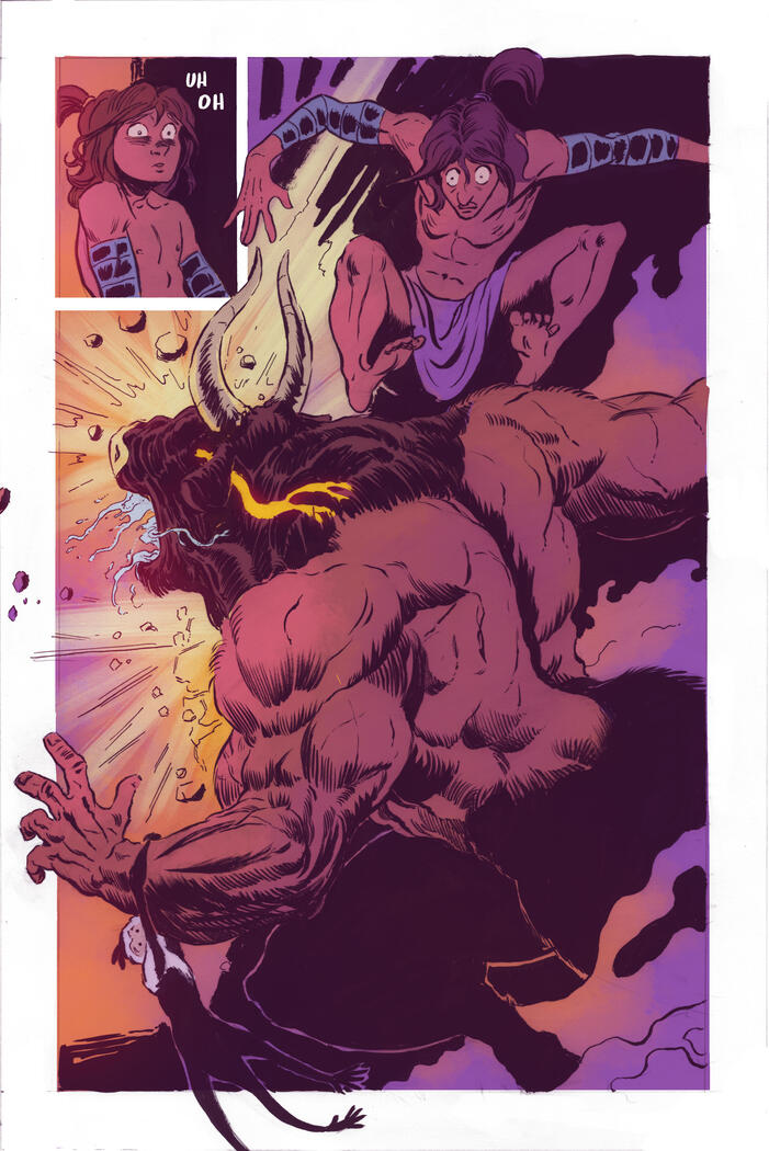 Page from Theseus Vol. 3 Page from Theseus Vol. 3