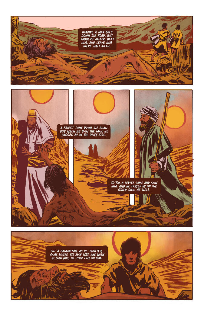 Page from Blood &amp; Water