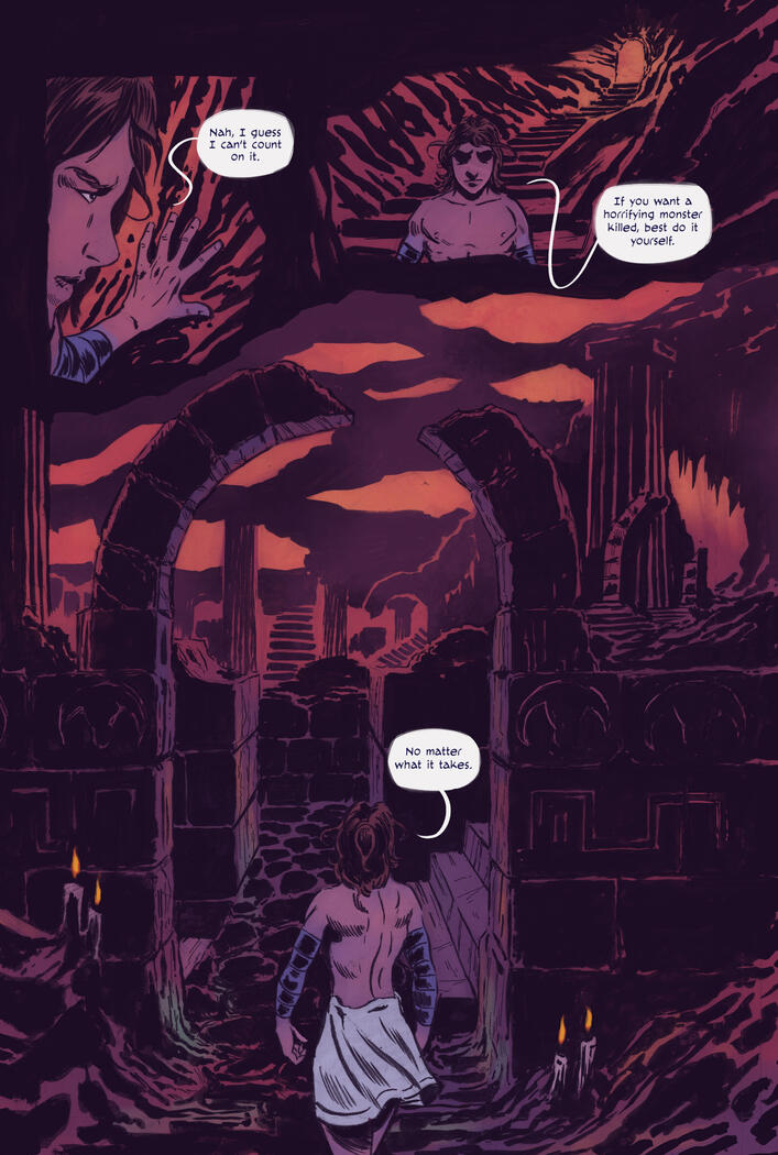 Page from Theseus Vol. 3 Page from Theseus Vol. 3